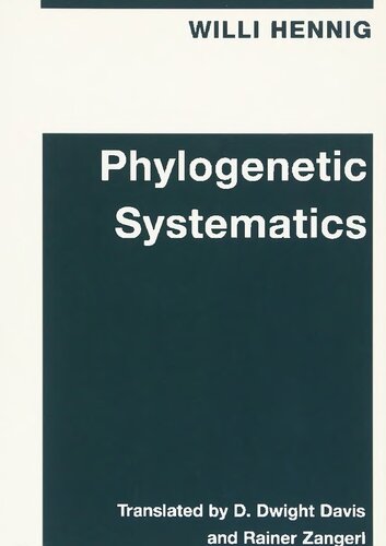 Phylogenetic Systematics