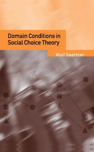 Domain Conditions in Social Choice Theory