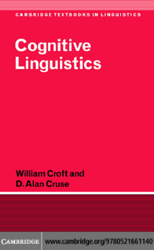 Cognitive Linguistics (Cambridge Textbooks in Linguistics)