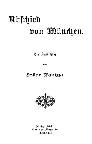 Abschied von München : Ein Handschlag