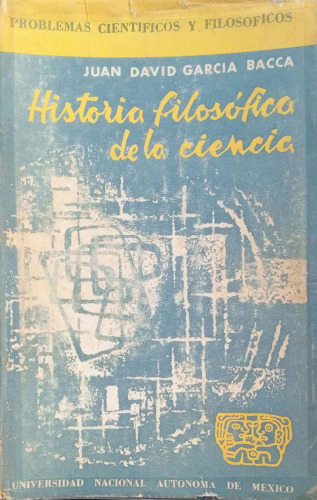 Historia filosófica de la ciencia