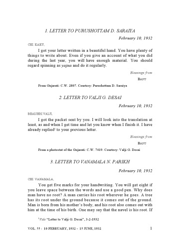 The Complete Works of Mahatma Gandhi Volume 55