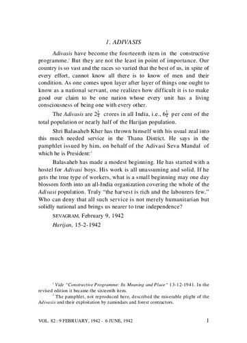 The Complete Works of Mahatma Gandhi Volume 82