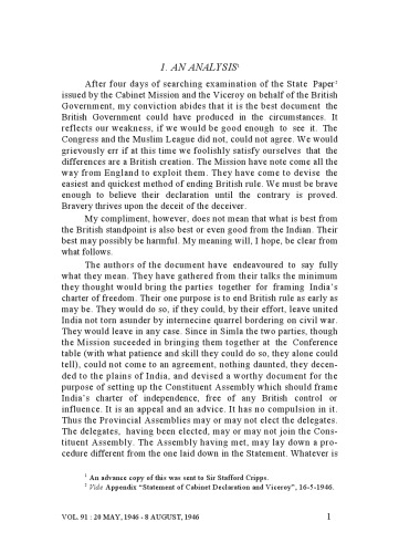 The Complete Works of Mahatma Gandhi Volume 91