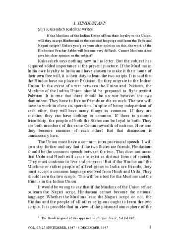 The Complete Works of Mahatma Gandhi Volume 97