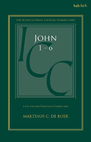 John 1-6: A Critical and Exegetical Commentary