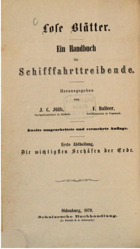 Die wichtigsten Seehäfen der Erde / Asien, Australien, Südamerika und Westindien