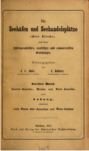 Die wichtigsten Seehäfen der Erde / Central-Amerika, Mexiko und Nordamerika