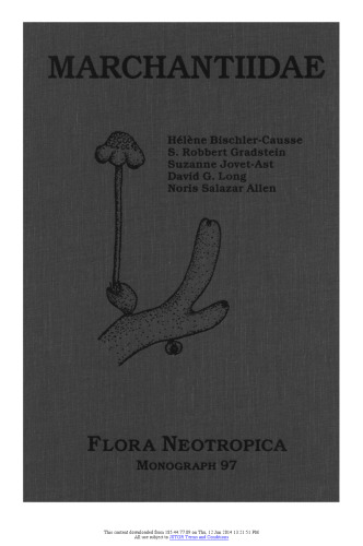 Flora Neotropica: Marchantiidae