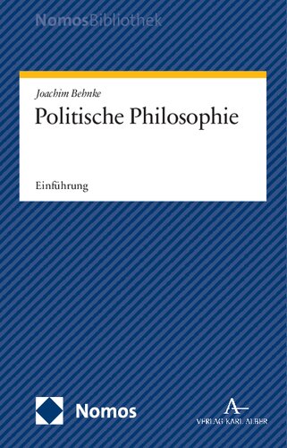 Politische Philosophie: Einführung