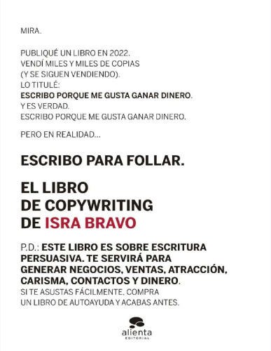 El libro del copywriting - Escribo para follar