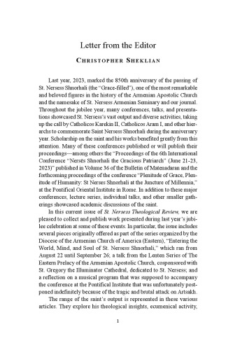 St Nersess Theological Review