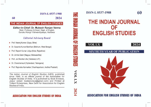 The Indian Journal of English Studies: An Annual Peer-reviewed Journal