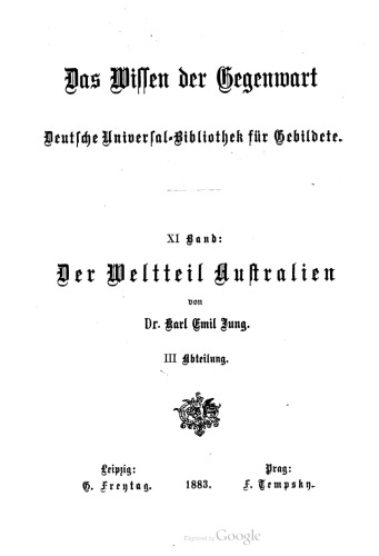 Der Weltteil Australien