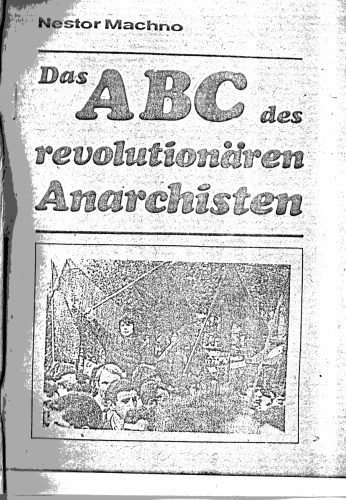 Das ABC des revolutionären Anarchisten