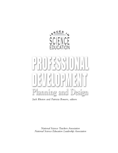 Professional Development: Planning and Design (Issues in Science Education) (PB127X2) (Issues in Science Education)