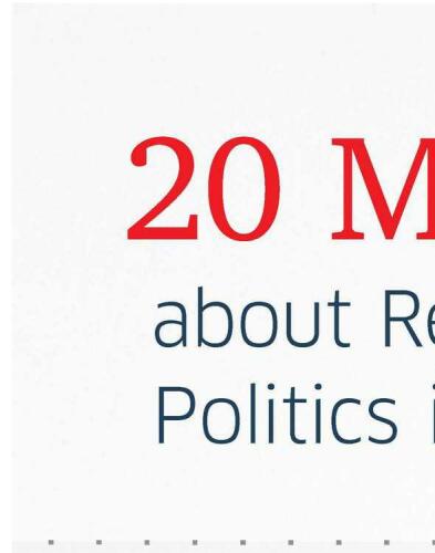 20 Myths About Religion and Politics in America : about Religion and Politics in America