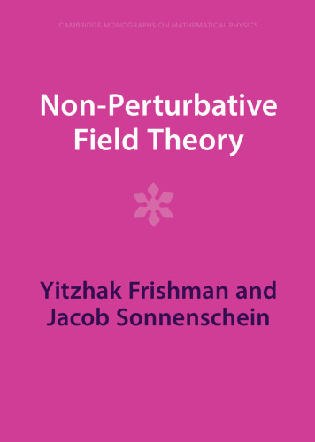 Non-Perturbative Field Theory (Cambridge Monographs on Mathematical Physics)