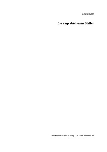 Die angestrichenen Stellen