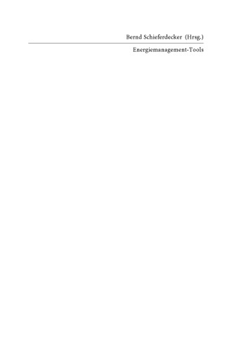 Energiemanagement-Tools: Anwendung im Industrieunternehmen  GERMAN