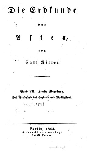 Die Geographie von Asien / West-Asien