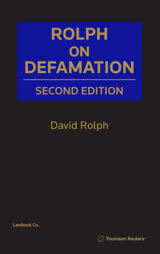 Rolph on Defamation
