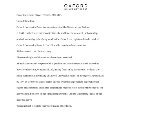Oxford Studies in Philosophy of Mind Volume 3