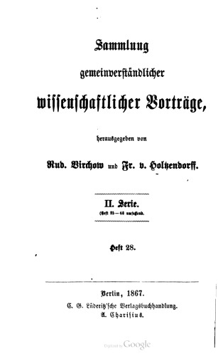 Ueber die Bedeutung des Maschinenwesens für die Landwirthschaft {Landwirtschaft]