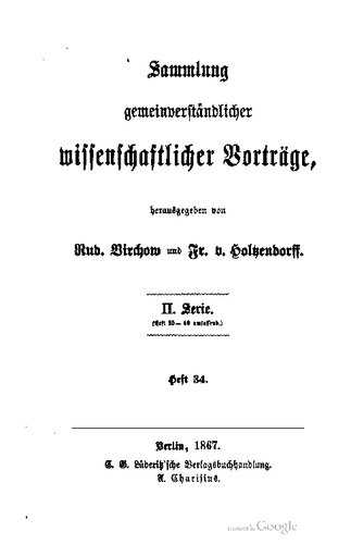 Bedeutung und Werth [Wert] der Schutzpockenimpfung. Vortrag im Königsberger kaufmännischen Verein, gehalten im Januar 1867
