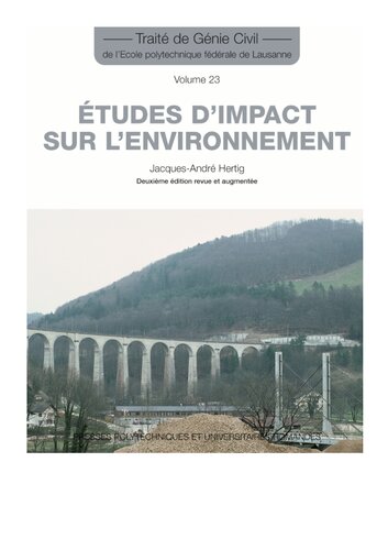 Etudes d'impact sur l'environnement (TGC volume 23)