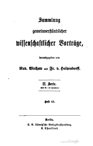 Die Philosophie gegenüber dem Leben und den Einzelwissenschaften