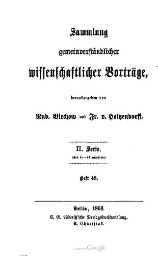 Ueber Nahrungs- und Genußmittel [Genussmittel]. Vortrag, gehalten im Saale des Berliner Handwerker-Vereins