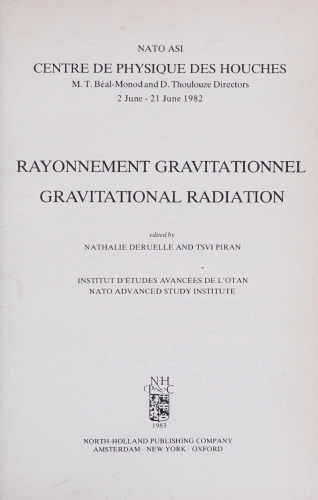 Rayonnement Gravitationnel Gravitational Radiation