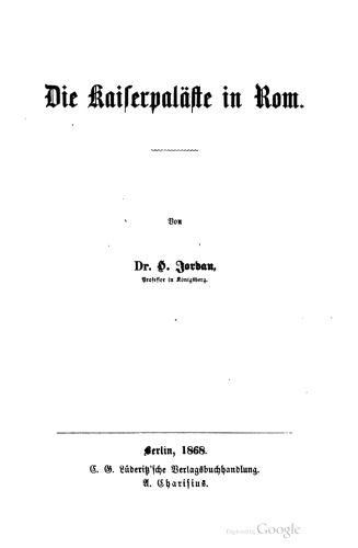 Die Kaiserpaläste in Rom