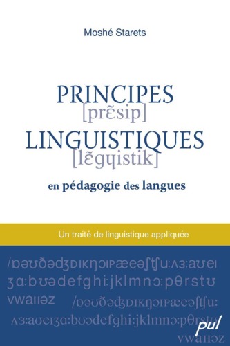 Principes Linguistiques en Pedagogie des Langues