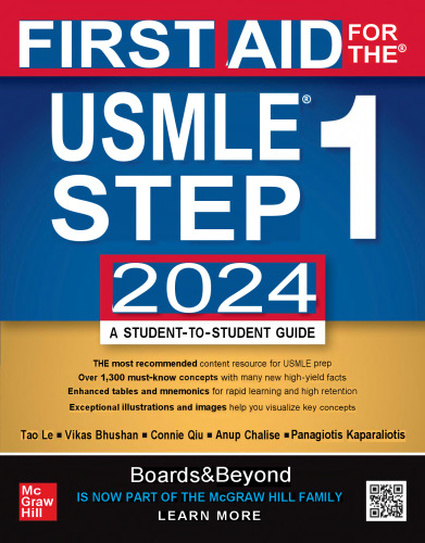 First Aid for the USMLE Step 1 2024: A Student-to-Student Guide