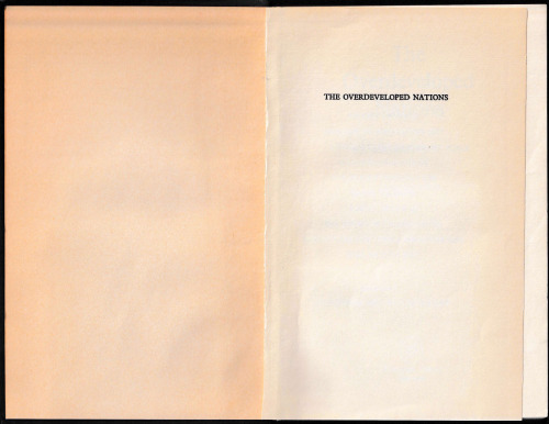 The Overdeveloped Nations: The Diseconomies of Scale