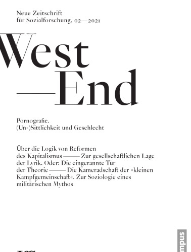 West End. Neue Zeitschrift für Sozialforschung, no. 2, 2021