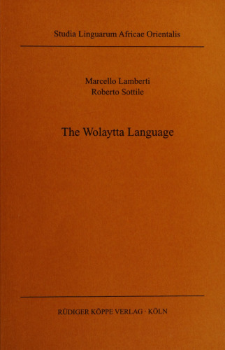 The Wolaytta Language - Grammar