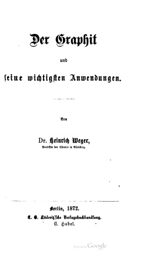 Der Graphit und seine wichtigsten Anwendungen