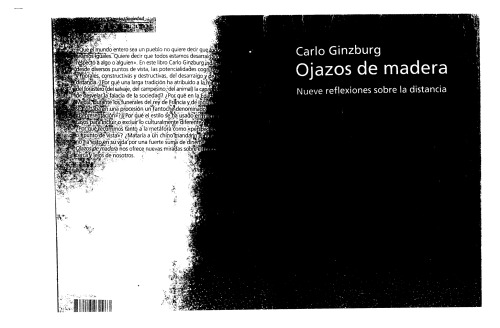 Ojazos de madera. Nueve reflexiones sobre la distancia