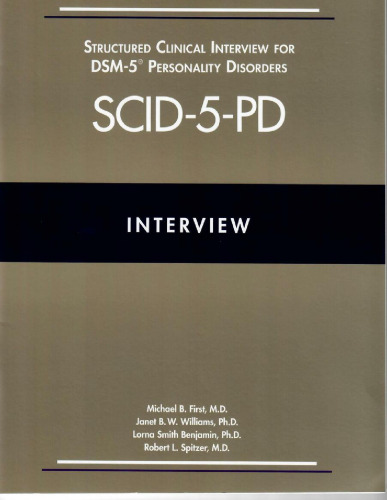 Structured Clinical Interview for DSM-5 Personality Disorders (SCID-5-PD)