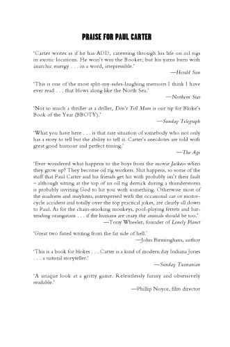 Smoking Monkeys, Drilling Rigs, Bio-diesel Bikes and Other Stories: The complete Paul Carter