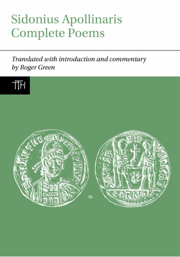 Sidonius Apollinaris Complete Poems