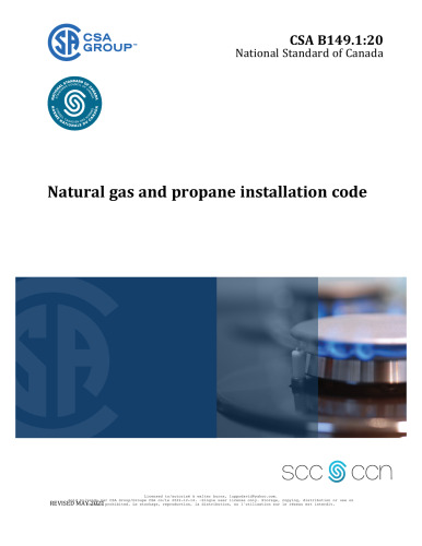 CSA-B149.1-20    Natural gas and propane installation code