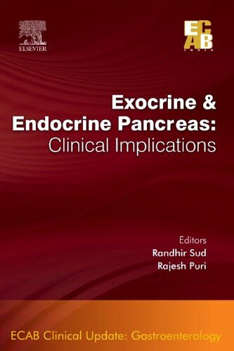Exocrine and Endocrine Pancreas: Clinical Implications - ECAB