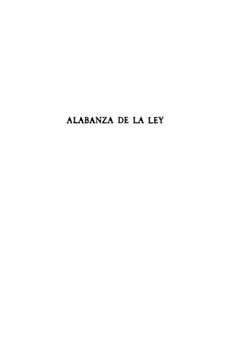 Alabanza de la ley. Los orígenes de la filosofía del derecho y los griegos