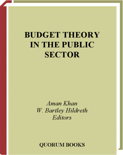 Budget Theory in the Public Sector
