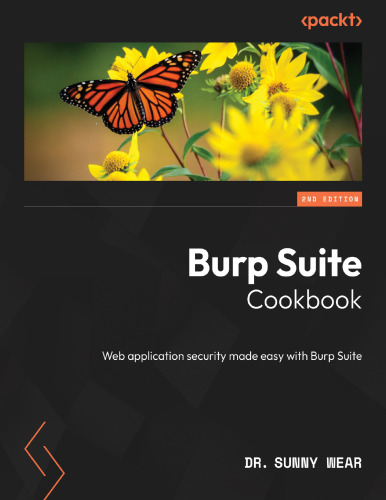 Burp Suite Cookbook Web application security