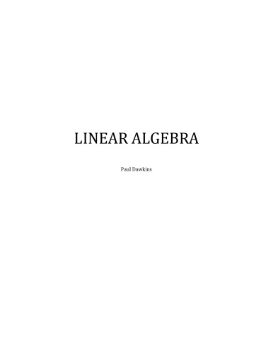 Linear Algebra